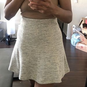 Loft A-line knitted skirt